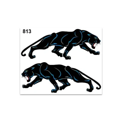 Obrázek 4R Quattroerre.it 813 Sticker Aufkleber Panther, 13.5 x 16 cm