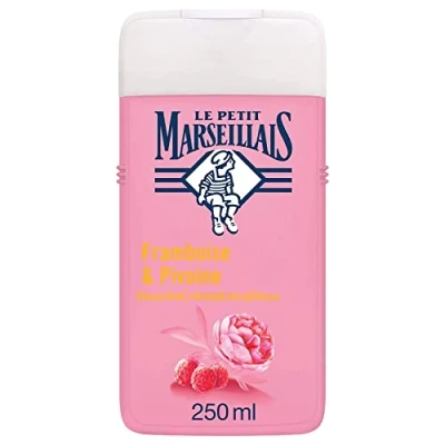 Obrázek Le Petit Marseillais Sprchový gel s malinou a pivoňkou z Francie, 250 ml (balení 1 ks)