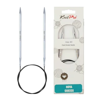 Obrázek KnitPro K12179 kruhová pletací jehla, stříbrná, 5 mm