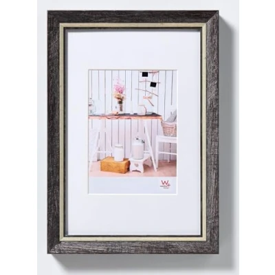 Obrázek walther design Rámeček černý 18 x 24 cm s paspartou, designový rám Chalet EL824B