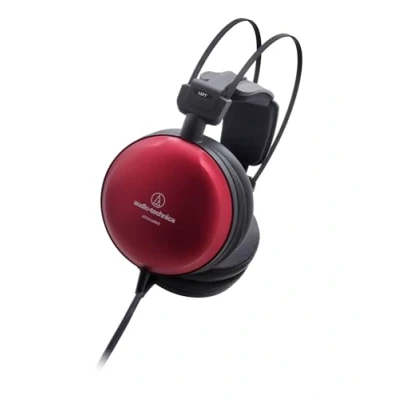 Obrázek Audio Technica A1000Z Geschlossener Hi Fi Kopfhörer Rot Metallic