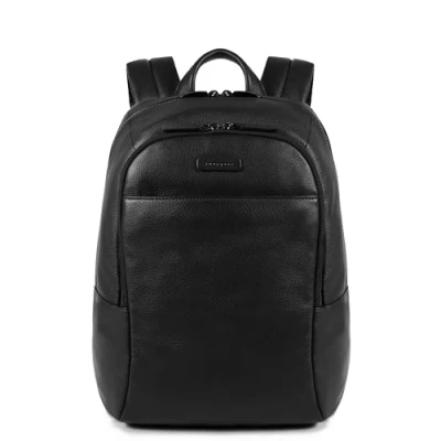 Obrázek Piquadro Modus kožený Batoh 40 cm přihrádka na laptop, černá,