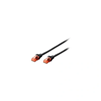 Obrázek Ewent síťový kabel patch Cat 6 U/UTP, AWG 24/7, 2 x RJ45, černá
