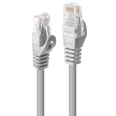 Obrázek Lindy 48403 síťový kabel šedý 2 m Cat5e U / UTP (UTP), 3 kusy
