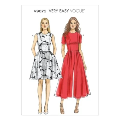 Obrázek V9075 Vogue střihová předloha pro šití, elegantní, Nositelka, módní