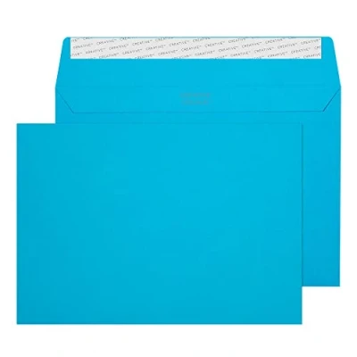 Obrázek Blake Envelopes Creative Colour 310 dopisní obálky lepicí karibská modrá C5 162 x 229 mm 120g/m² 500 kusů