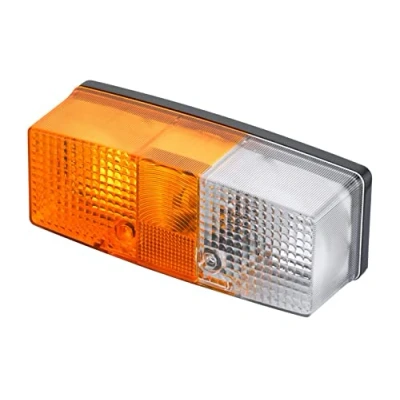 Obrázek HELLA Směrové světlo halogen 12V / 24V nástavba/šroubové připojení zástrčka: Plochá zástrčka pravá Množství: 1 2BE 003 184 061, žluté