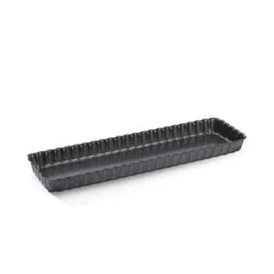 Obrázek de Buyer rýhovaná obdélníková forma na dort s odnímatelným dnem 35,6 x 10,2 2,7 cm 4708. 36