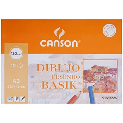 Obrázek Guarro Canson 728105 rýsovací papír, 10 listy, A3, 130 g