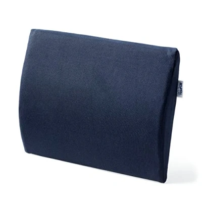 Obrázek TEMPUR Transit bederní polštář Memory Foam, ergonomický na cesty a doma, 30 x 25 cm, modrý