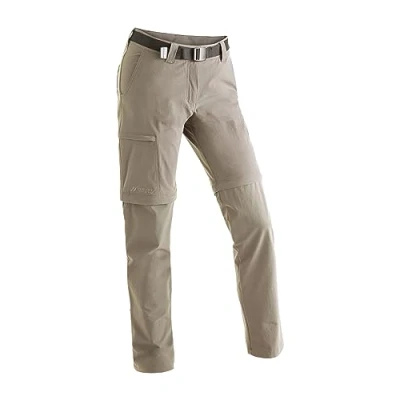 Obrázek Maier Sports Dámské outdoorové kalhoty Inara Slim Zip, Béžová, 42
