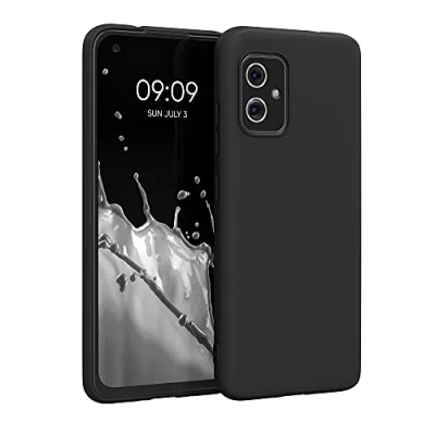 Obrázek kwmobile pouzdro kompatibilní s ASUS Zenfone 8 měkké TPU silikonové vhodné pro bezdrátové nabíjení černé matné