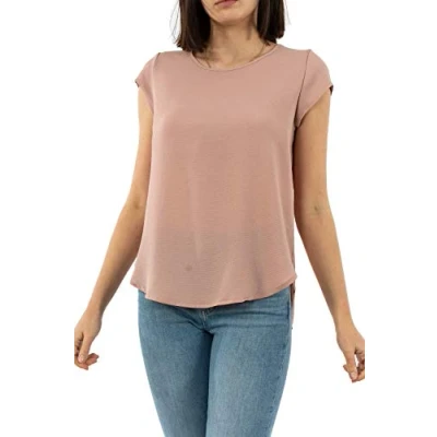 Obrázek ONLY Dámské ONLVIC S/S SOLID TOP NOOS PTM 15142784, Pale Mauve