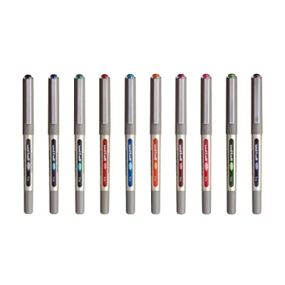 Obrázek Uni ball Mitsubishi Pencil 10 Eye Fineliner UB 157 Tintenroller mit Flüssigtinte Spitze 0,7 mm Schreiben Medium Sortiment von 8 verschiedenen Farben