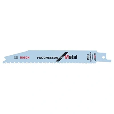Obrázek Bosch Professional 2x pilový list &#039;Progressor for Metal&#039; S123XF (na kov, 150 x 19 0,9 mm, příslušenství pro přímočaré pily), bílý