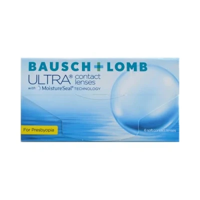 Obrázek Bausch und Lomb Ultra for Presbyopia, Premium měsíční čočky, lubrikační čočky měkké, 6 kusů BC 8,5 mm / DIA 14,2 7,75 dioptrií ADD Low