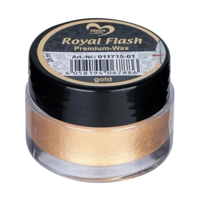 Obrázek Ideen mit Herz Royal Flash Premium Wax 25 ml efekt metalického mikro blesku (zlatý)