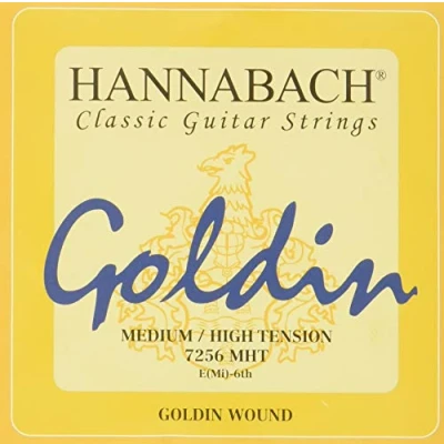 Obrázek Hannabach Struny na klasickou kytaru série 725 Medium/High Tension Goldin E6 7256MHT