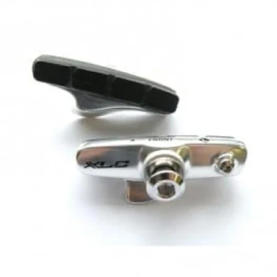 Obrázek XLC Brzdové boty Cartridge Road BR R02 pro Carbon 4dílná sada 55 mm, stříbrná/modrá, 2500386050