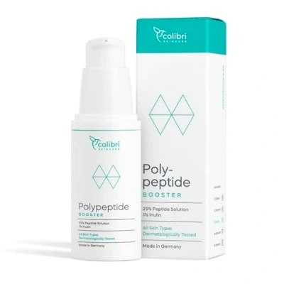 Obrázek colibri skincare Polypeptide Booster 30 ml peptidové sérum, okamžité odstranění vrásek. Viditelná redukce vrásek pomocí peptidového krému, péče o vrásky na čele a záhyby obličeji