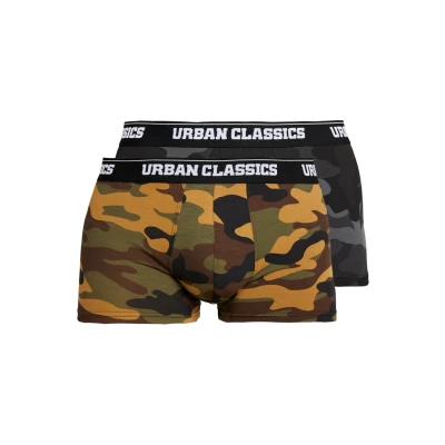 Obrázek Urban Classics Boxer 2 PACK Boxerky, Muži, Velikost: XXL, Woodcamo/darkcamo