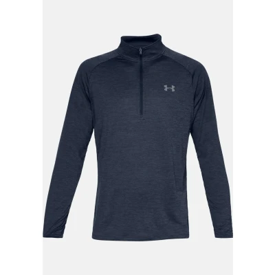 Obrázek Under Armour TECH ZIP Top s dlouhým rukávem, Muži, Velikost: Small, Academy