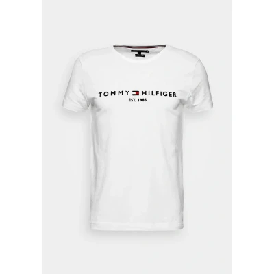 Obrázek Tommy Hilfiger LOGO TEE Triko s potiskem, Muži, Velikost: 3XL, White