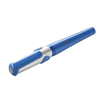Obrázek Pelikan 802918 Füllhalter Pelikano für Rechtshänder, A Feder, Blau, 1 Stück in Faltschachtel