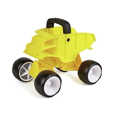 Obrázek Hape Dump Truck , Beach for Kids Push &amp; Pull Sand Toy Toddlers 12 Months and Up, Yellow