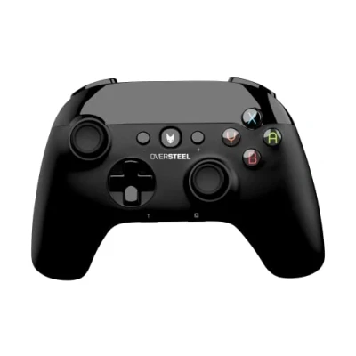 Obrázek Oversteel Bezdrátový herní ovladač Tombac, vibrace, výdrž baterie 8 hodin, lithiová baterie, USB a Bluetooth, PC/Switch/smartphone/tablet/Android TV, černý