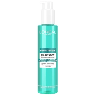 Obrázek L&#039;Oréal Paris Sérový Cleanser, čistí do hloubky pórů, s niacinamidem a kyselinou salicylovou, proti pigmentovým akné, pro zářivou pleť, Bright Reveal Dark Spot 150 ml