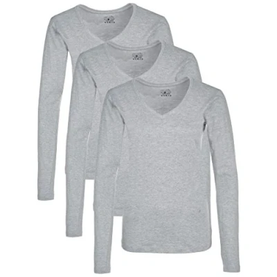 Obrázek berydale Základní dámské tričko s dlouhým rukávem I sada 3 ks Longsleeve dámské, dlouhá dámská trička rukávem, tričko, dlouhé rukávy,