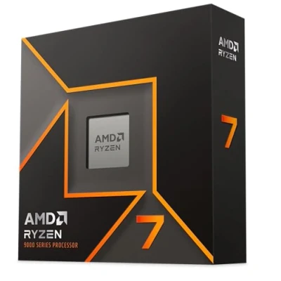 Obrázek AMD Procesor Ryzen 7 9700X (8 jader/16 vláken) 65 W DTP, patice AM5, 40MB Cache, až 5,5 GHz max Boost frekvence, bez chladiče