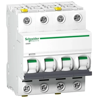 Obrázek Schneider Electric A9F07432 jistič vedení iC60H, 4P, 32A, C charakteristika