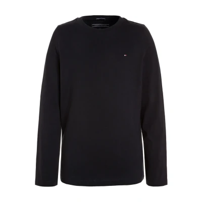 Obrázek Tommy Hilfiger BOYS Basic Top s dlouhým rukávem pro děti, Velikost: 74, Sky captain