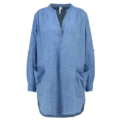 Obrázek Seafolly Boyfriend Beach Doplňky na pláž, Ženy, Velikost: Small, Light blue