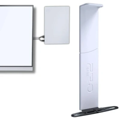 Obrázek příslušenství Ps5 (kabel PS5, akumulátor, držák na stěnu), bílý, sleek&quot; or &quot;minimalist