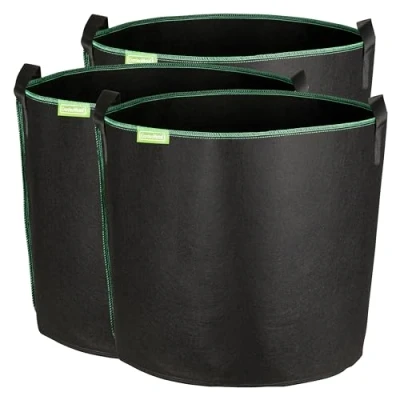 Obrázek GardenMate 3x 60 l pytel na rostliny z netkané textilie Ø 45,5 cm výška 40 GREENLINE