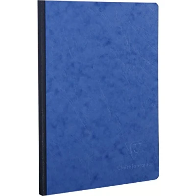 Obrázek Clairefontaine 795404C sešit A5, len, Age Bag, prázdný, 96 listů, modrý