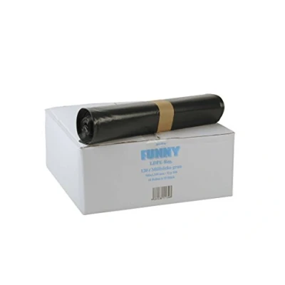 Obrázek Funny LDPE regenerační pytle na odpadky, Šedá štětkou,, 120 L, typ 100, 1 balení (1 x 150 kusů)