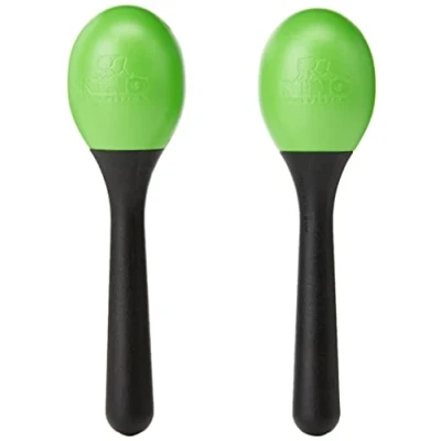 Obrázek Nino Percussion NINO569GG plastové vajíčko Maracas pár trávově zelený