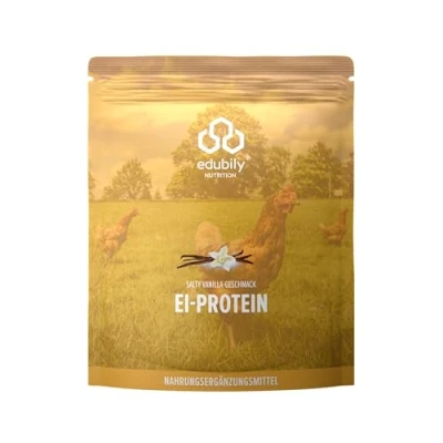 Obrázek edubily nutrition® Protein proteinový prášek z volného chovu prémiový bez mléka 750 g (Salty Vanilla)