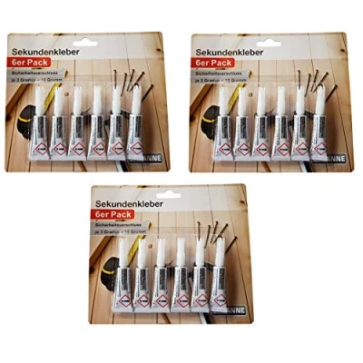 Obrázek 18 x Vteřinové lepidlo EXTRA Silné univerzální 100 g/19,98 bezbarvý
