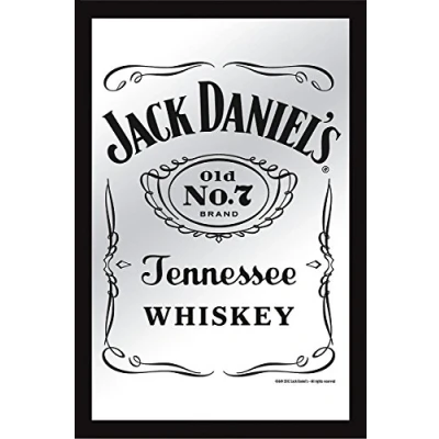 Obrázek Jack Daniel&#039; s XL zrcadlo New rámem (30 x 40 cm)