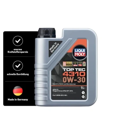 Obrázek LIQUI MOLY Top Tec 4310 0W 30 1 L Syntetická technologie motorového oleje Č. výr.: 3735