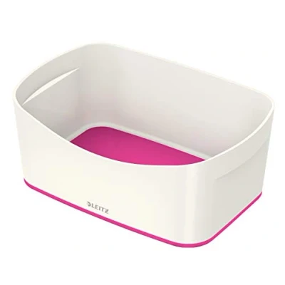 Obrázek Leitz MyBox, úložná miska, neprůhledná, bílá/růžová metalická, plast, 52571023