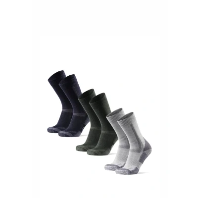 Obrázek Danish Endurance Classic Hiking Socks 3 PACK Sportovní ponožky, Muži, Velikost: 39 42, Green/blue