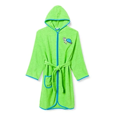 Obrázek Playshoes Unisex dětský froté župan ranní župan, želva