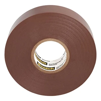 Obrázek 3M 80611211618 35 Scotch Elektro Isolierband, Vinyl, 19 mm x 20 m, Braun