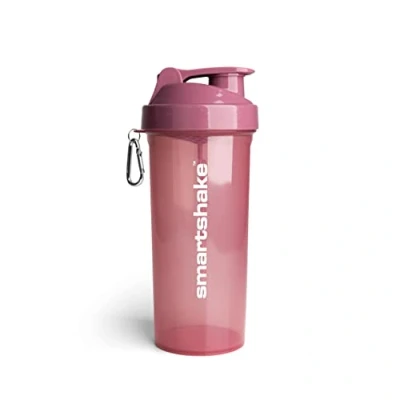 Obrázek Smartshake Lite Protein Shaker láhev 1000 ml Neprotékající na pití Gym pro proteinové koktejly čirá vodu z PP bez obsahu BPA a DEHP, nádoba třepání proteinového prášku,